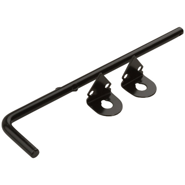 National Hardware 12 In. L. x 1/2 In. Dia. Black Steel Cane Bolt N165-902