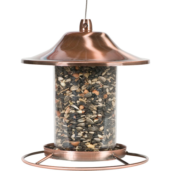 Perky Pet Copper Panorama Bird Feeder 312C