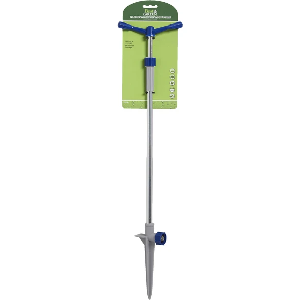 Best Garden Aluminum 50 Ft. Dia. Telescoping 2-Arm Rotary Sprinkler 366-BGDI 724390