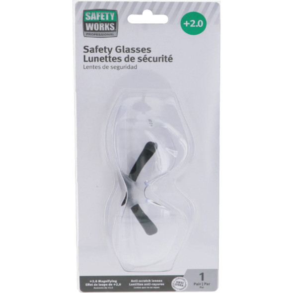 Safety Works Clear Safety Glasses SW31720