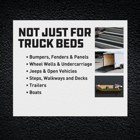 PEAK Herculiner Gal. Brush-On Bed Liner Kit, Black HCL1B8 574462