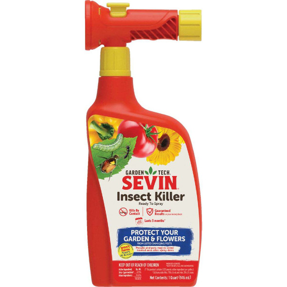 Garden Tech Sevin 32 Oz. Ready To Spray Hose End Insect Killer 100547209