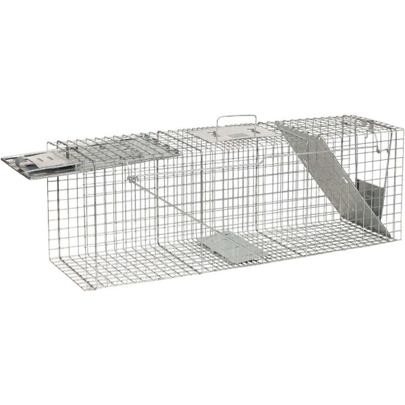 Havahart Galvanized Steel 36 In. 2-Door Large Animal Trap 1045