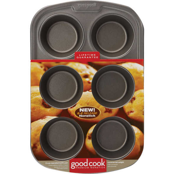 Goodcook 6-Cup Non-Stick Muffin Pan Goodcook 6-Cup Non-Stick Muffin Pan