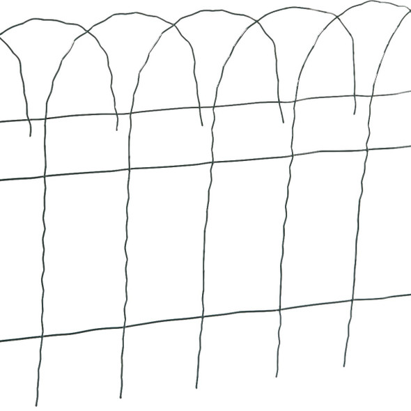 Best Garden 14 In. H x 20 Ft. L Galvanized Wire Decorative Border Fence 700789