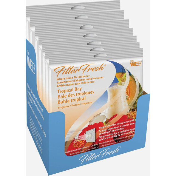Web FilterFresh Furnace Air Freshener, Tropical Bay WTROPIC 451273