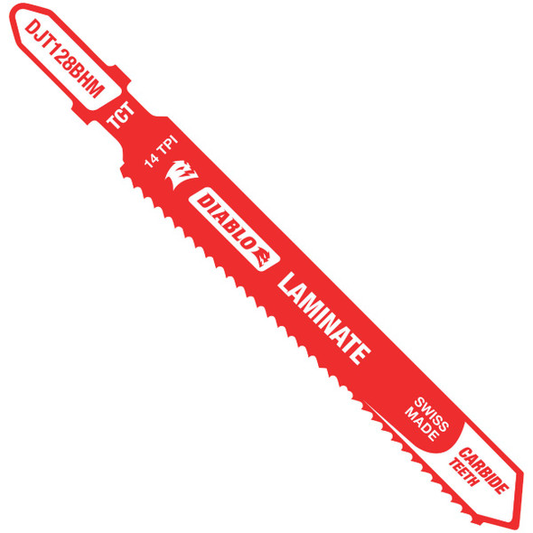 Diablo 3-5/8 In. x 14 TPI T-Shank Carbide Jig Saw Blade for Laminate DJT128BHM