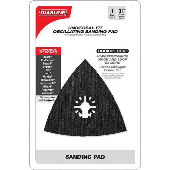 Diablo 3-1-4 In. Universal Fit Sanding Pad DOUSAND 326931