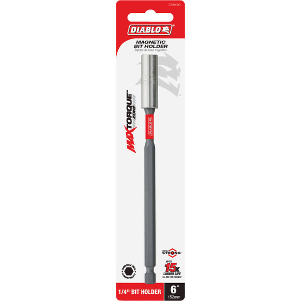Diablo 6 In. Magnetic Drive Bit Holder DBH600