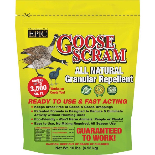 Goose Scram 10 Lb. Granular Goose Repellent 190100