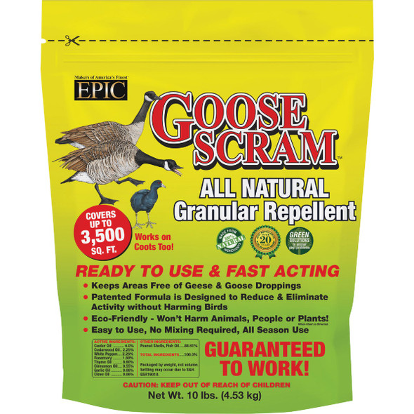 Goose Scram 10 Lb. Granular Goose Repellent 190100