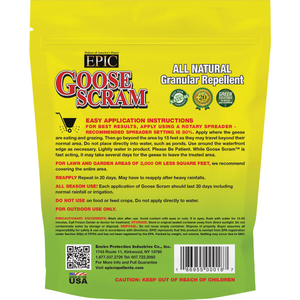 Goose Scram 10 Lb. Granular Goose Repellent 190100 711543