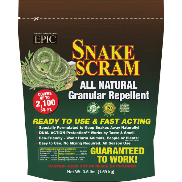 Snake Scram 3.5 Lb. Granular Snake Repellent 16003