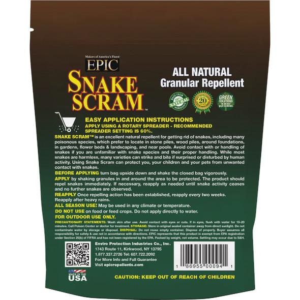 Snake Scram 3.5 Lb. Granular Snake Repellent 16003 724804