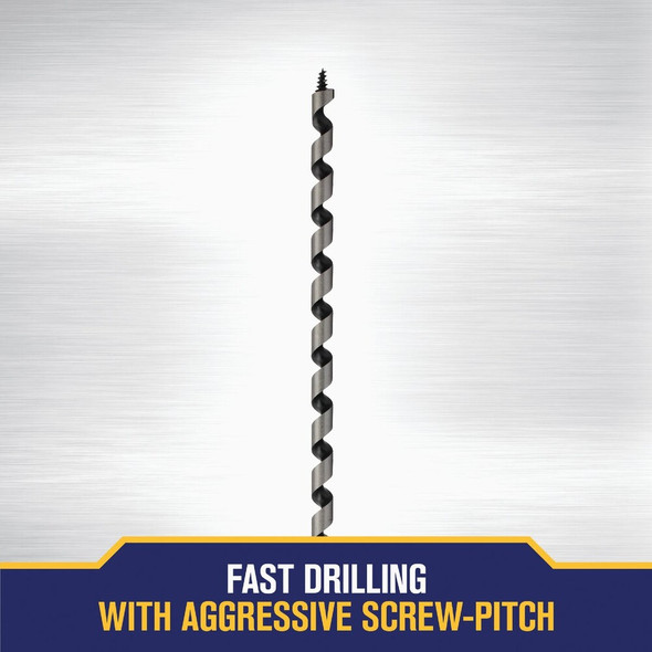 Irwin WeldTec 3-8 In. x 17 In. Quick Change Ship Auger Bit 3043004 346609