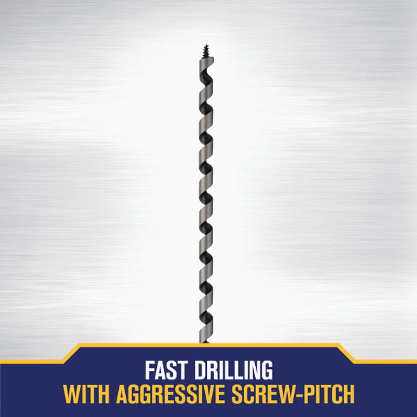 Irwin WeldTec 3/8 In. x 17 In. Quick Change Ship Auger Bit