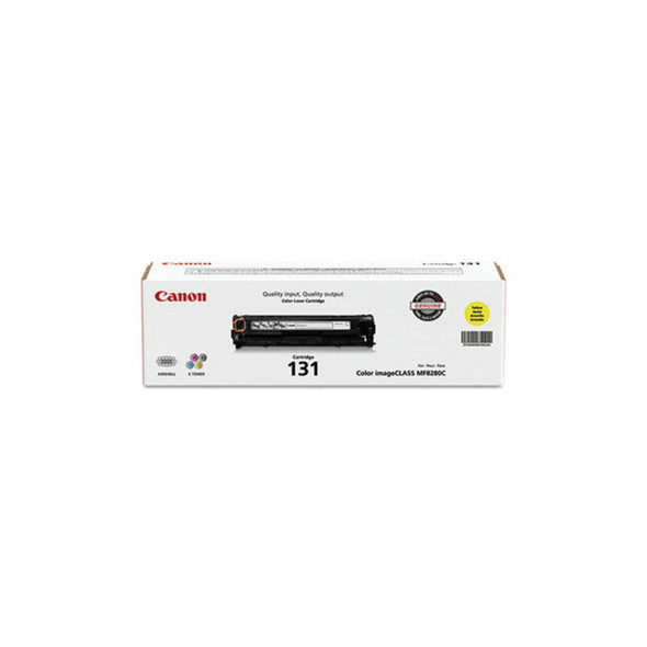Canon® 6269b001 (crg-131) Toner, 1,500 Page-Yield, Yellow 6269B001 Canon® 6269b001 (crg-131) Toner, 1,500 Page-Yield, Yellow 6269B001