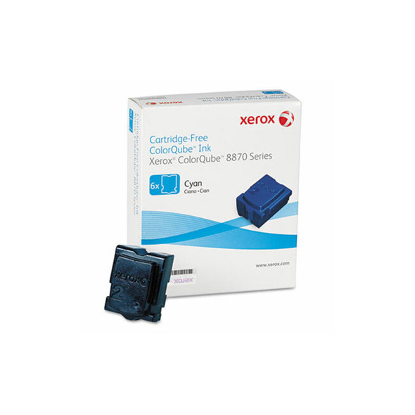 Xerox® 108r00950 Solid Ink Stick, 17,300 Page-Yield, Cyan, 6/box 108R00950