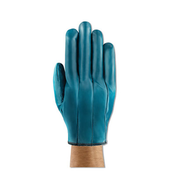 AnsellPro Hynit Nitrile Gloves, Small/Medium (Size 7.5), Blue, 12 Pairs 208001