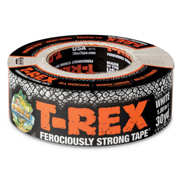 T-REX® Duct Tape, 3" Core, 1.88" X 30 Yds, White 241534 T-REX® Duct Tape, 3" Core, 1.88" X 30 Yds, White 241534