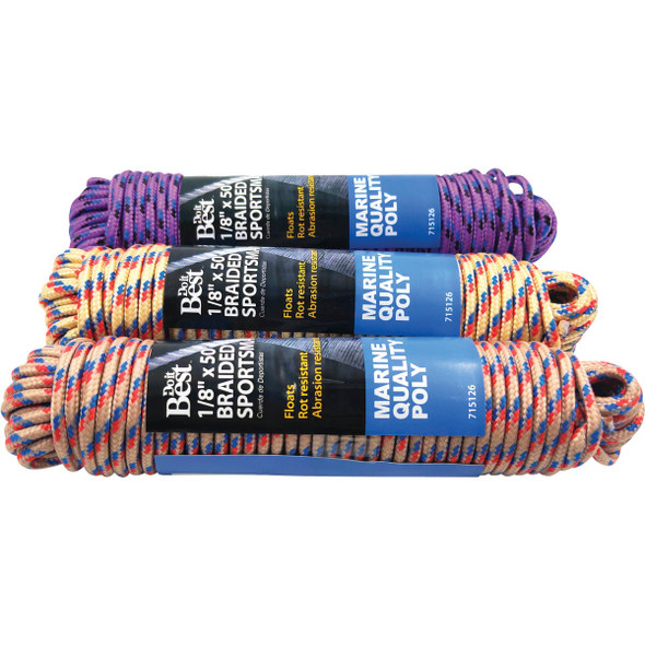 SIM Supply, Inc. 1/8"x50' Sportsman Rope 715126