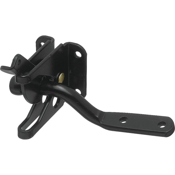 National Hardware Black Steel Automatic Gate Latch N101-121