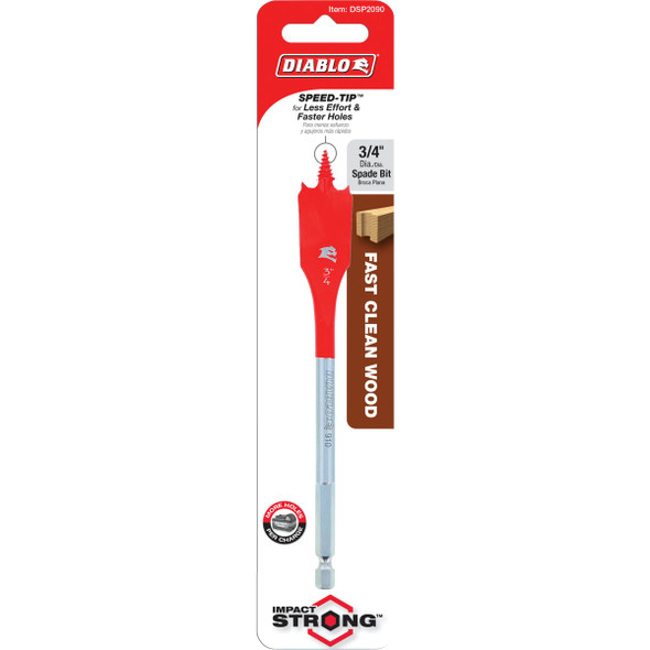 Diablo 3-4 In. x 6 In. SPEEDemon Spade Bit DSP2090 354619