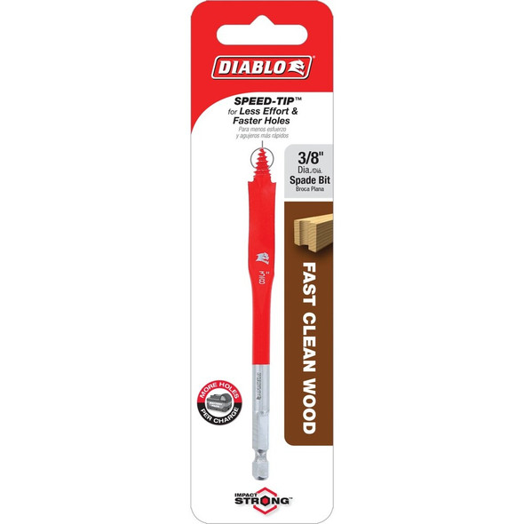 Diablo 3-8 In. x 4 In. SPEEDemon Spade Bit DSP1010 304566