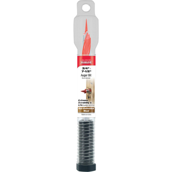 Diablo 3/4 In. x 7-1/2 In. Auger Bit