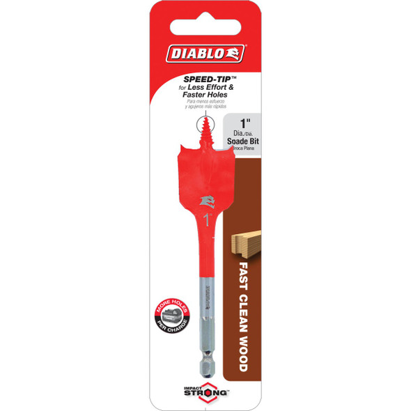 Diablo 1 In. x 4 In. SPEEDemon Spade Bit DSP1060 329321