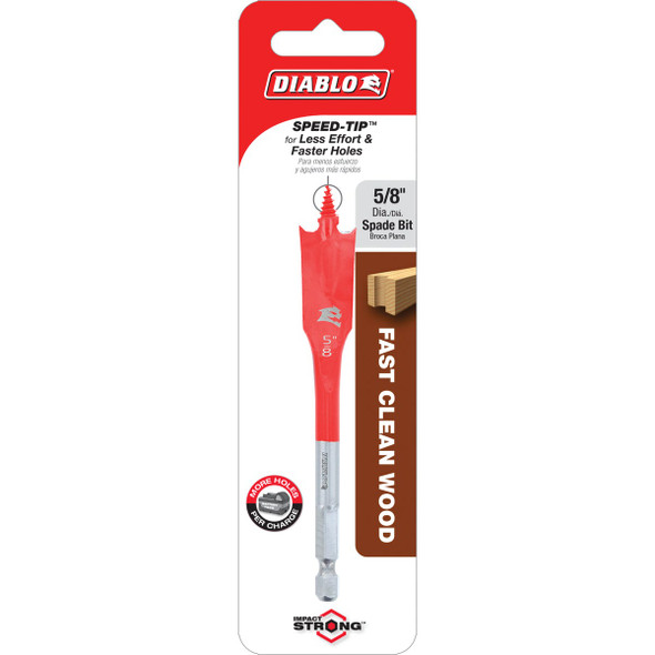 Diablo 5/8 In. x 4 In. SPEEDemon Spade Bit DSP1030