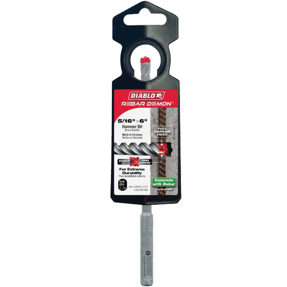 Rebar Demon 5/16x6 Sds+ Hammer Bit DMAPL4110