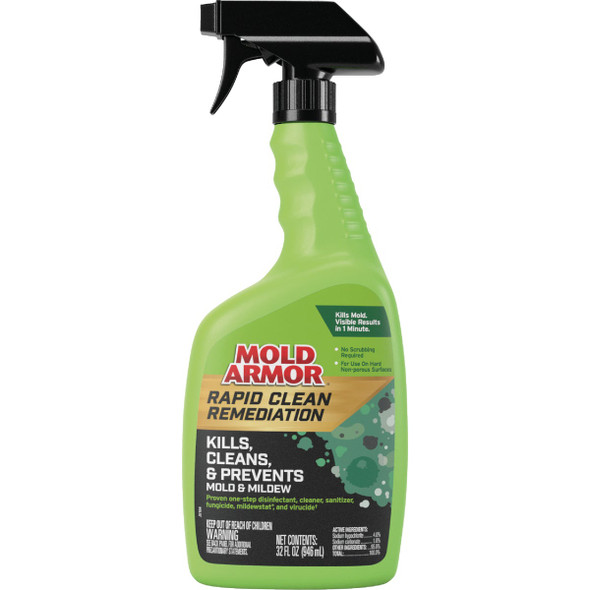 Mold Armor Rapid Clean Remediation 32 Oz. Mold Removal Trigger FG590 Mold Armor Rapid Clean Remediation 32 Oz. Mold Removal Trigger FG590
