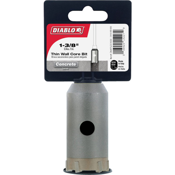 Diablo SDS-Plus 1-3/8 In. Thin Wall Core Rotary Hammer Drill Bit DMAPLCC1030