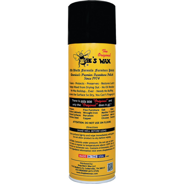 The Original Bee's Wax 17 Oz. Old World Formula Multi Surface Cleanser and Polisher The Original Bee's Wax 17 Oz. Old World Formula Multi Surface Cleanser and Polisher
