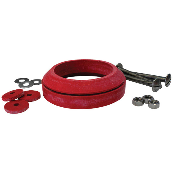 Korky Large 3 In. Tank-to-Bowl Gasket and Hardware Kit 481BP