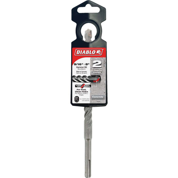 Diablo SDS-Plus 9/16 In. x 8 In. Carbide-Tipped Rotary Hammer Drill Bit