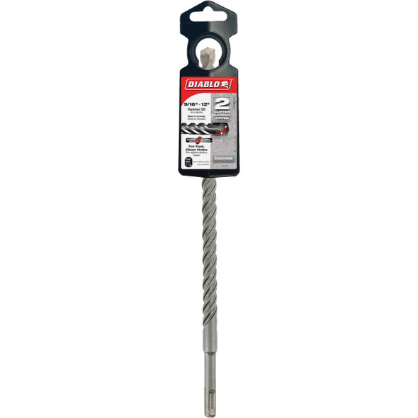 Diablo SDS-Plus 9/16 In. x 12 In. Carbide-Tipped Rotary Hammer Drill Bit