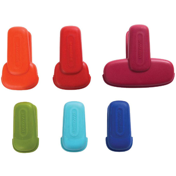 Farberware Pro Assorted Bag Clips (6 Count) 5211487