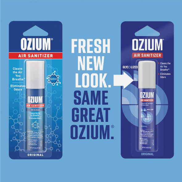 Ozium 0.8 Oz. Car Air Freshener/Sanitizer Spray, Original Scent