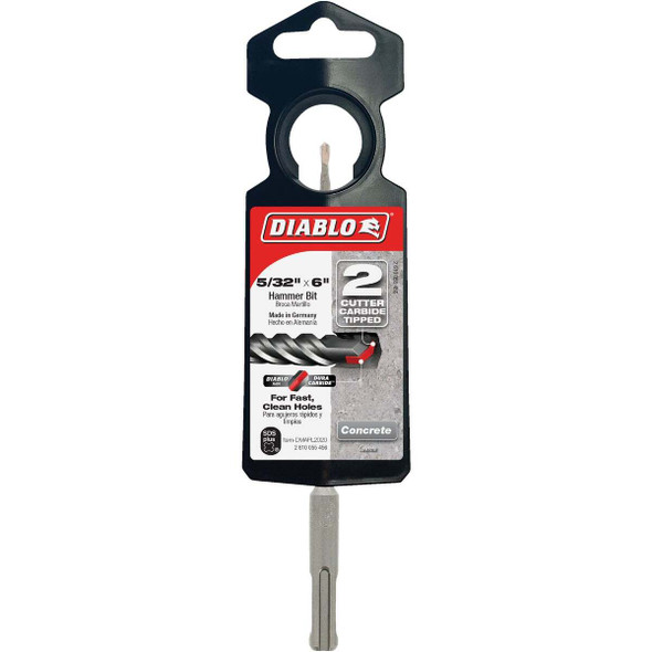 Diablo SDS-Plus 5/32 In. x 6 In. Carbide-Tipped Rotary Hammer Drill Bit