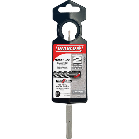 Diablo SDS-Plus 5/32 In. x 6 In. Carbide-Tipped Rotary Hammer Drill Bit