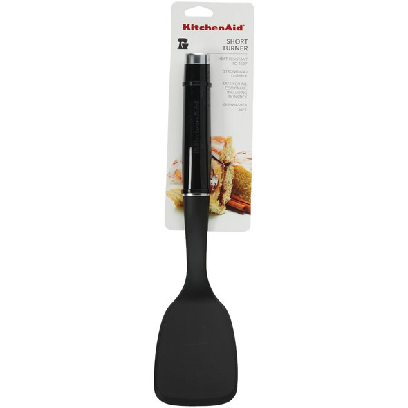 KitchenAid 12 In. Black Nylon Solid Turner KE015OHOBA 613714