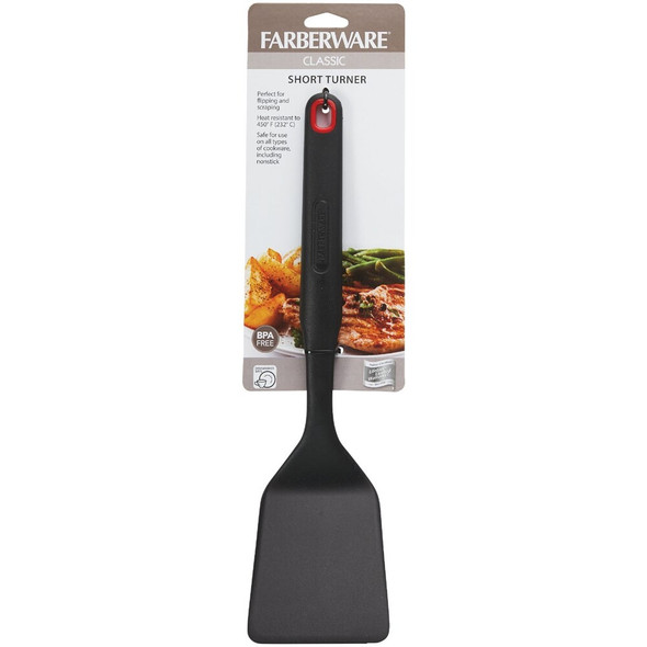 Farberware 12.25 In. Classic Black Nylon Solid Turner 5211660 615892