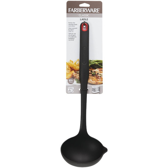 Farberware 14 In. Classic Black Nylon Ladle 5211663 616688