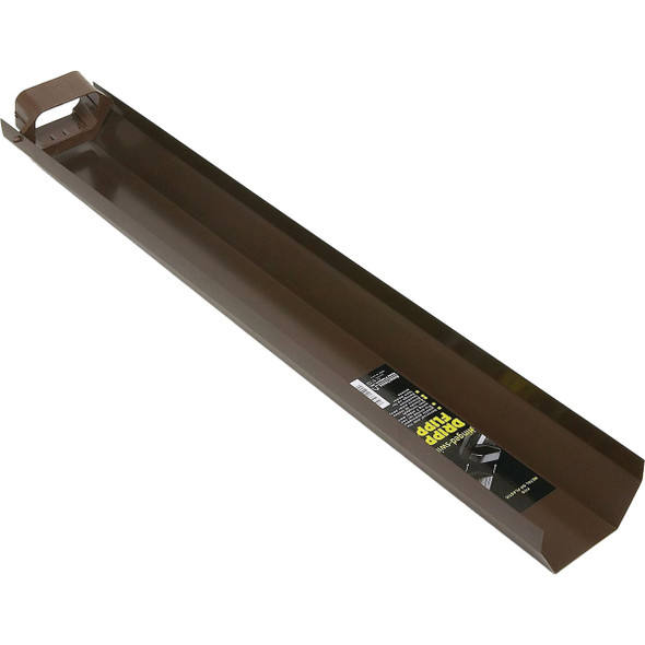Amerimax 2 In. x 3 In. Brown Vinyl Dripper Flipper Splash Block 3703019
