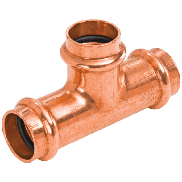 NIBCO 1/2 In. x 1/2 In. x 1/2 In. PxPxP Press Copper Tee 9097200PCU