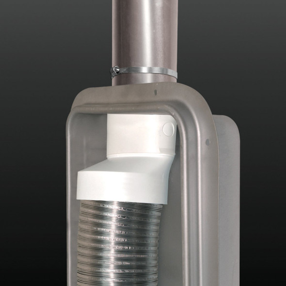 Dundas Jafine Round to Oval Plastic Dryer Duct Connector