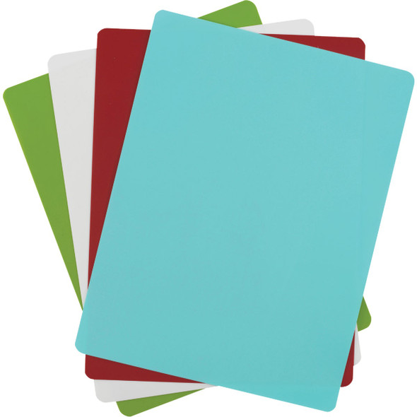 Goodcook 15.75 In. x 12 In. Assorted Colors Flexible Chopping Mat (4 Pack) 10108
