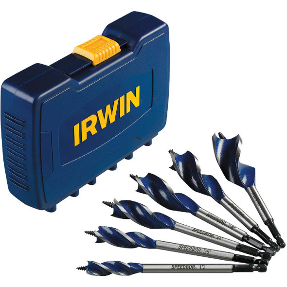 Irwin Speedbor MAX 6-Piece Auger Bit Set IWAX236PC